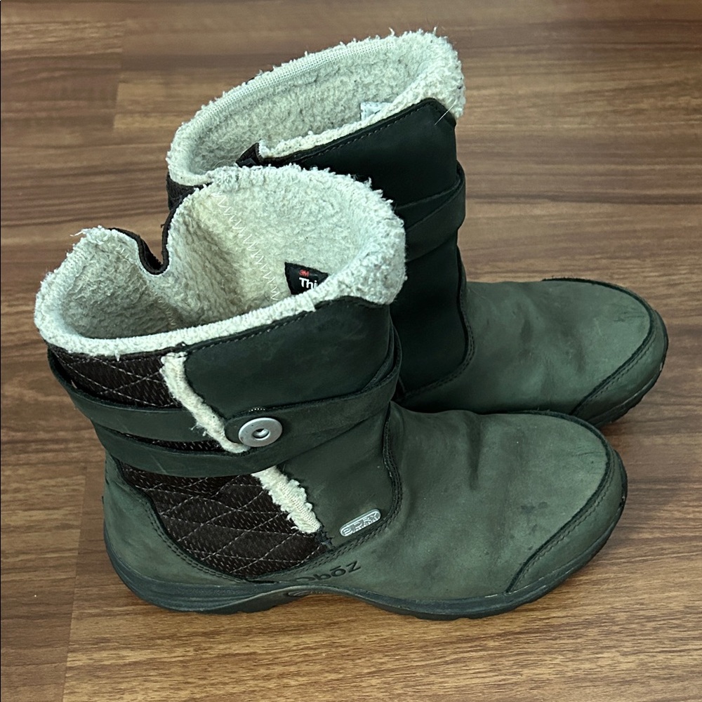 Oboz Footwear Cozy Winter Boots in Green